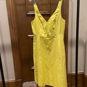Yellow J Crew Dress